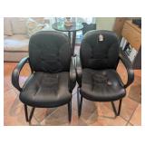 Pair Vinyon Office Chairs