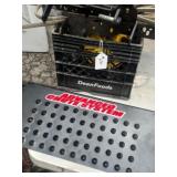 Lawn Mower Rider Deck Wheels w/ Bin