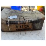 Ground Staples 6' Unopened