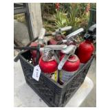 Lot of Fire Extinguishers