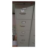 4 Drawer File Cabinet Beige