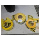 3 Rolls Caution Tape
