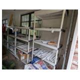 4 Pc. Plastic Shelves w/ Contents