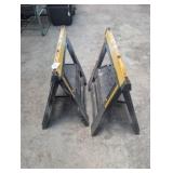 (2) Plastic Saw Horses