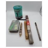 Bugler Tin, Welding Rods, Tackle Box