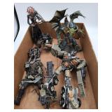 Figures with Action Robot and Dragon