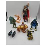 Action Figures with TIE Fighter