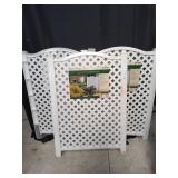 White Vinyl Garden Fence