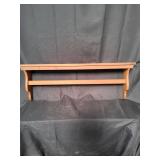 Wood Wall-Mounted Shelf