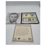 Abraham Lincoln Currency and Coin Collection