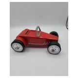 Red Metal Toy Car Bank
