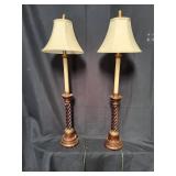 Spiral Column Lamps