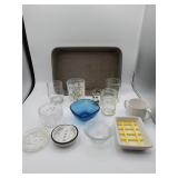 Glassware, Tray, and Ceramic Dishware