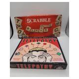 Scrabble and Telepathy Games