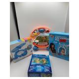 Sprinkler, Pool Toy, and Floaties