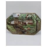 Painted Wooden Plaque