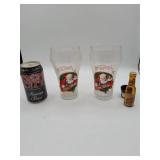 Iron City Beer Can and Glasses