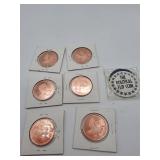 Trump 45th President Copper Rounds