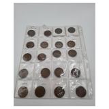 20 Great Britain Pennies 1890-1949