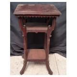 Wooden Two-Tier Side Table