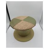 Fabric-Covered Stool