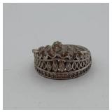 Silver Crown-Style Ring