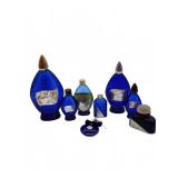 Evening in Paris Bourjois blue bottles lot