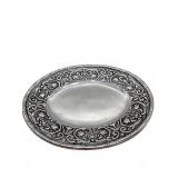 Sherman Pewter Oval Plate