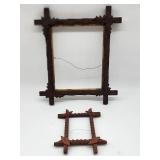 Tramp art frames