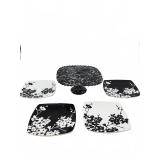 222 Fifth Mia Blossom plates and cake stand