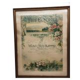 Framed 1926 Holy Matrimony Certificate