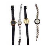 Gucci and Dorra wristwatches with leather straps
