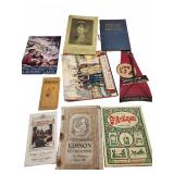 Ephemera booklets, Edison, antiques, coal calendar