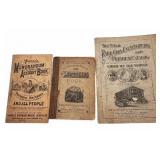 Three early account, log, and coin books