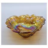 Northwood carnival glass berry bowl