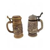 Avon Gold Rush and Chuckwagon Beer Steins