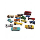 Hot Wheels and Matchbox diecast cars group