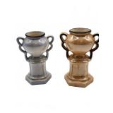 Sidalia Majolica vases, pair