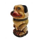 Dog figural decanter with glass shot glasses