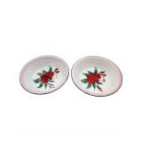 Made in China enamel bowls with floral