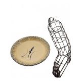 Robinson Ransbottom plate with wire basket