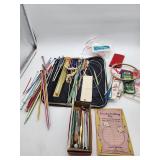 Knitting needles hooks thimbles hoop Boye circular