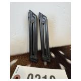 Lot of 2 Ruger .22LR Pistol MagazinesPair of