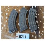 3-7.62 x 39 magazines