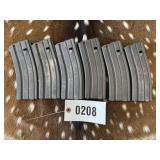 6-30 round steel magazines