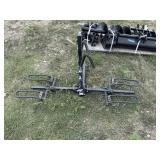 Receiver hitch double bike rack.