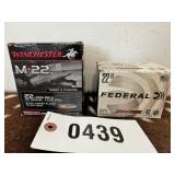 1-box of Federal Auto Match 22LR, 325 Rimfire