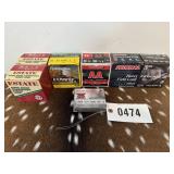 6-Assorted brands of 20 ga shot and 1 box of