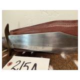 Bowie with leather sheath