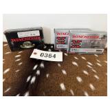lot of 3 Winchester .243 cartridges.